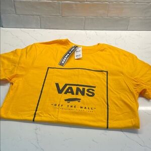 Vans Men’s Bright Yellow Tee - 🆕